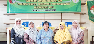 DWP BBRMP Jambi Hadiri RAT Koperasi Dharma Ibu Provinsi Jambi
