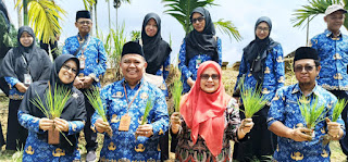 Gerakan Tanam Inpari 32, BRMP Jambi Dukung Swasembado Pangan