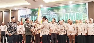 Pelantikan BPW PISPI, BRMP Jambi Dukung Peran Sarjano Pertanian