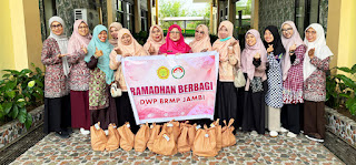 BRMP Jambi Tebar Berkah Ramadhan, 126 Paket Sembako Disalurkan untuk Masyarakat