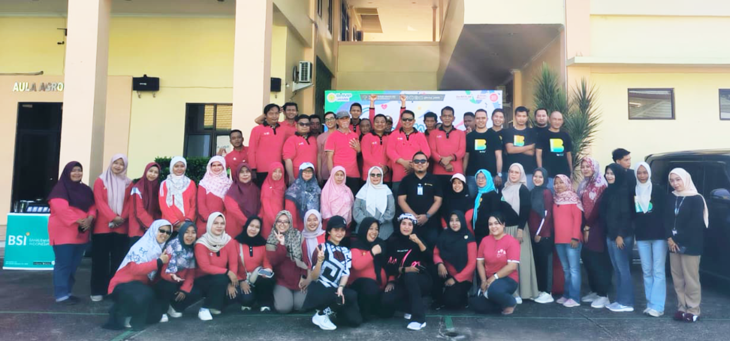 BRMP Jambi Perkuat Soliditas Pegawe melalue Senam Bersamo dan Sinergi dengan BSI