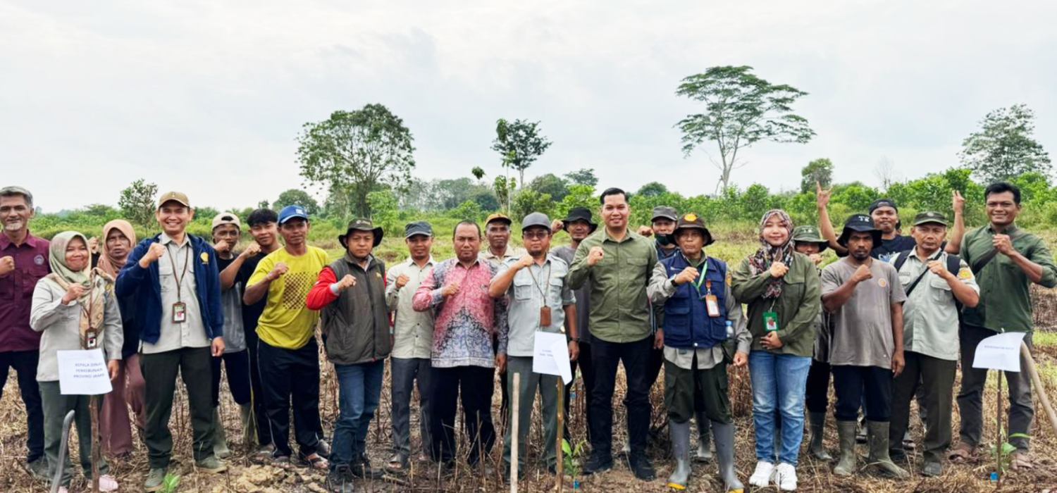 Gerakan Tanam Serentak Dimule, BRMP Jambi Dukung Hilirisasi Perkebunan di Tanjung Jabung Timur
