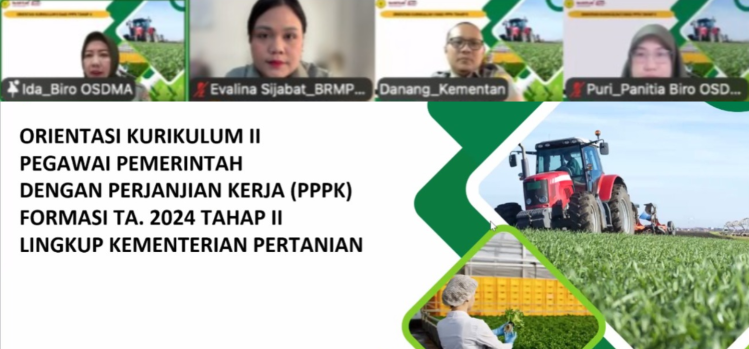 Menuju ASN Profesional, PPPK Tahap II BRMP Jambi Ikuti Orientasi Kurikulum II se-Kementan