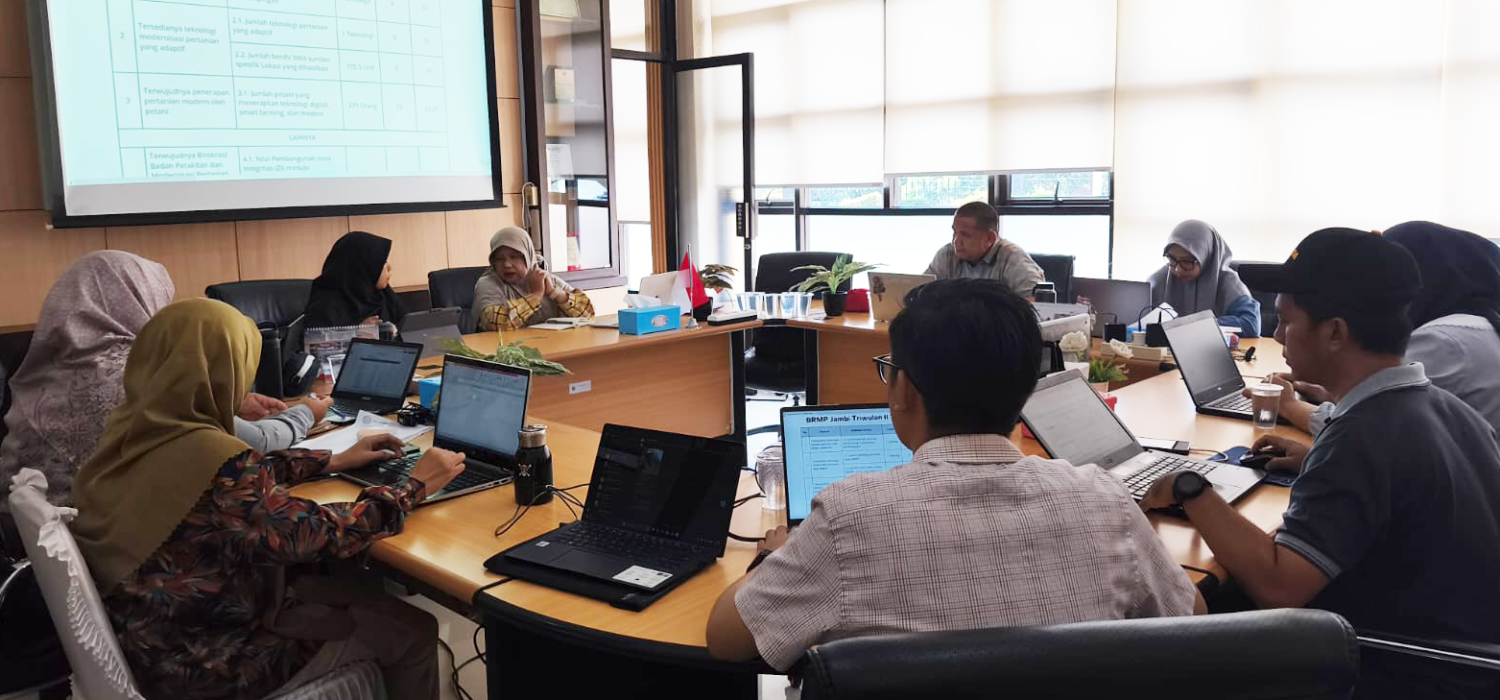 Melalue Monev Triwulan II TA 2026, BRMP Jambi Susun Langkah Strategis Pelaksanoan Program