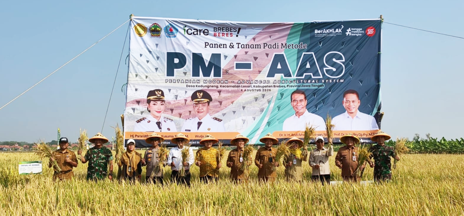Produktivitas Padi Tembus 10,43 Ton/Ha, PM-AAS Buktikan Modernisasi Pertanian Tingkatkan Hasil Panen