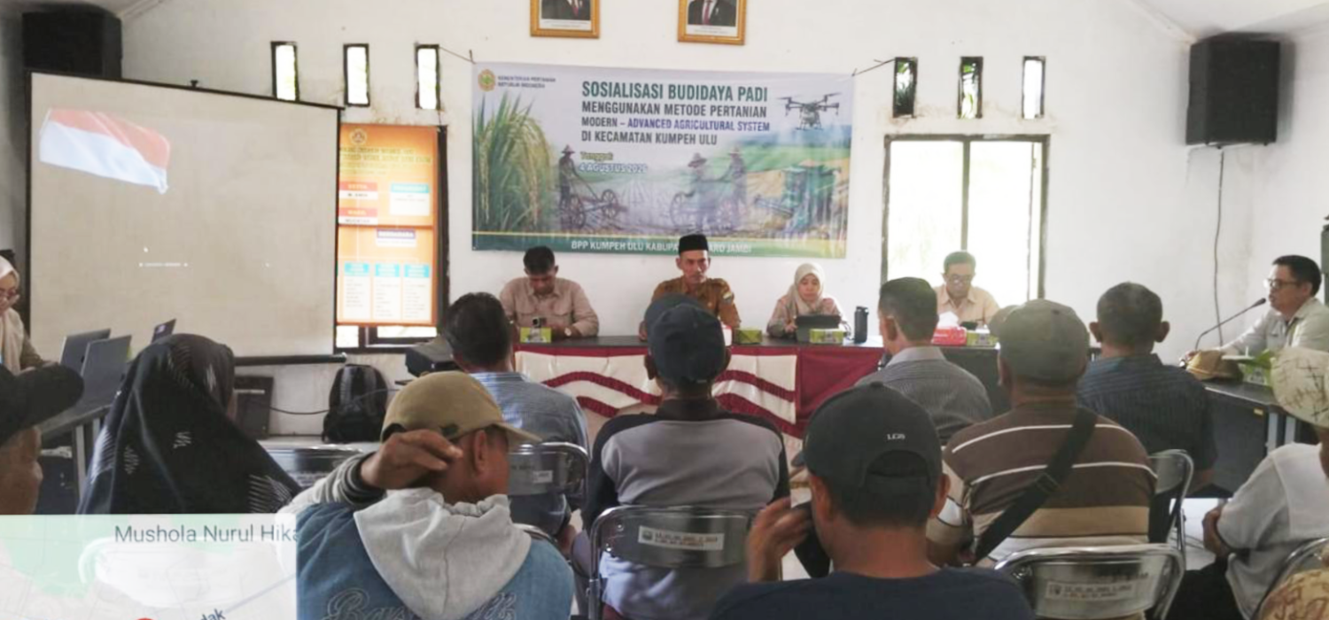 Potensi Sawah 160 Hektare, BRMP Jambi Dorong Petani Pudak Lengkapi Usulan Bantuan