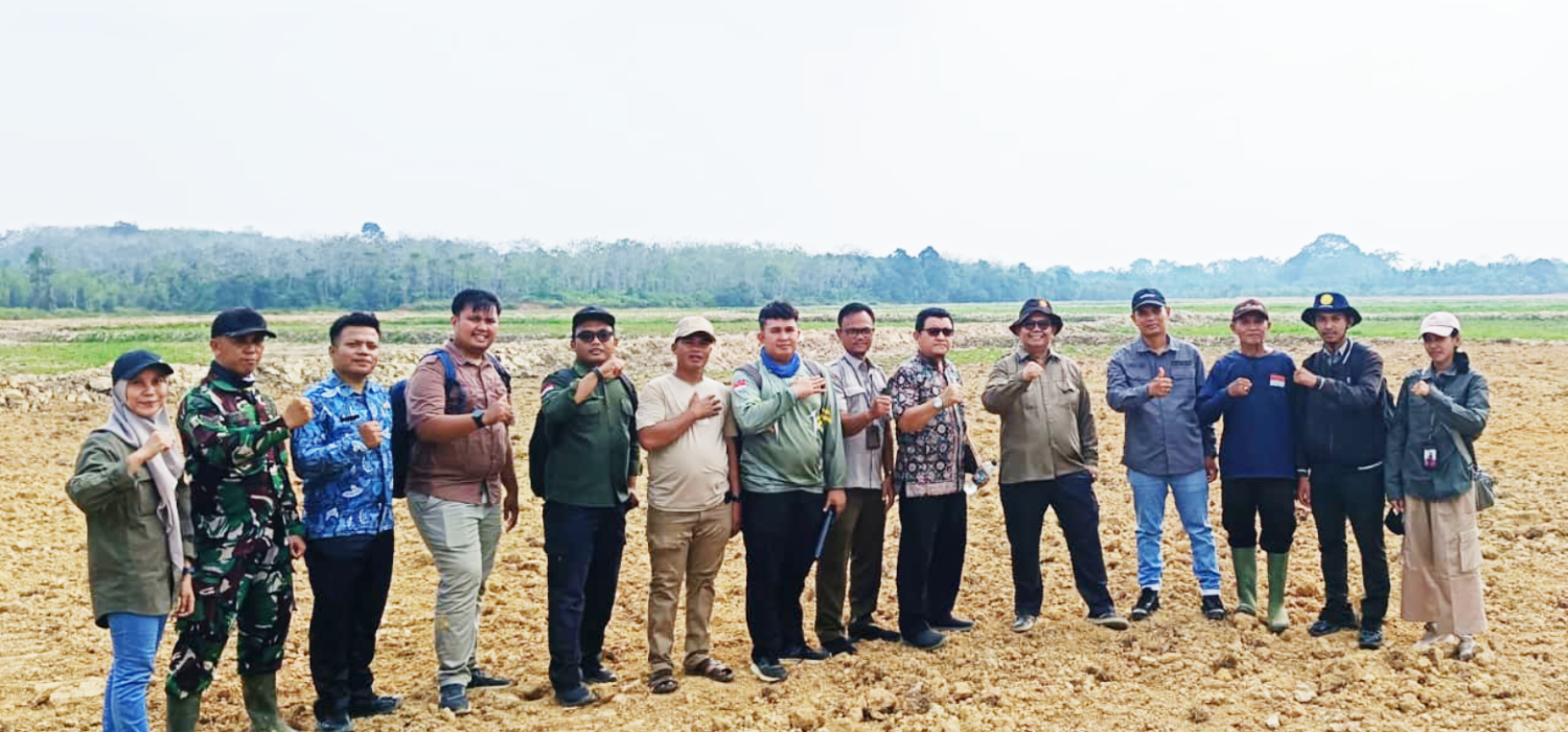 Cetak Sawah Tebo Dikebut, Sunge Rambe Cape Progres 95 Persen