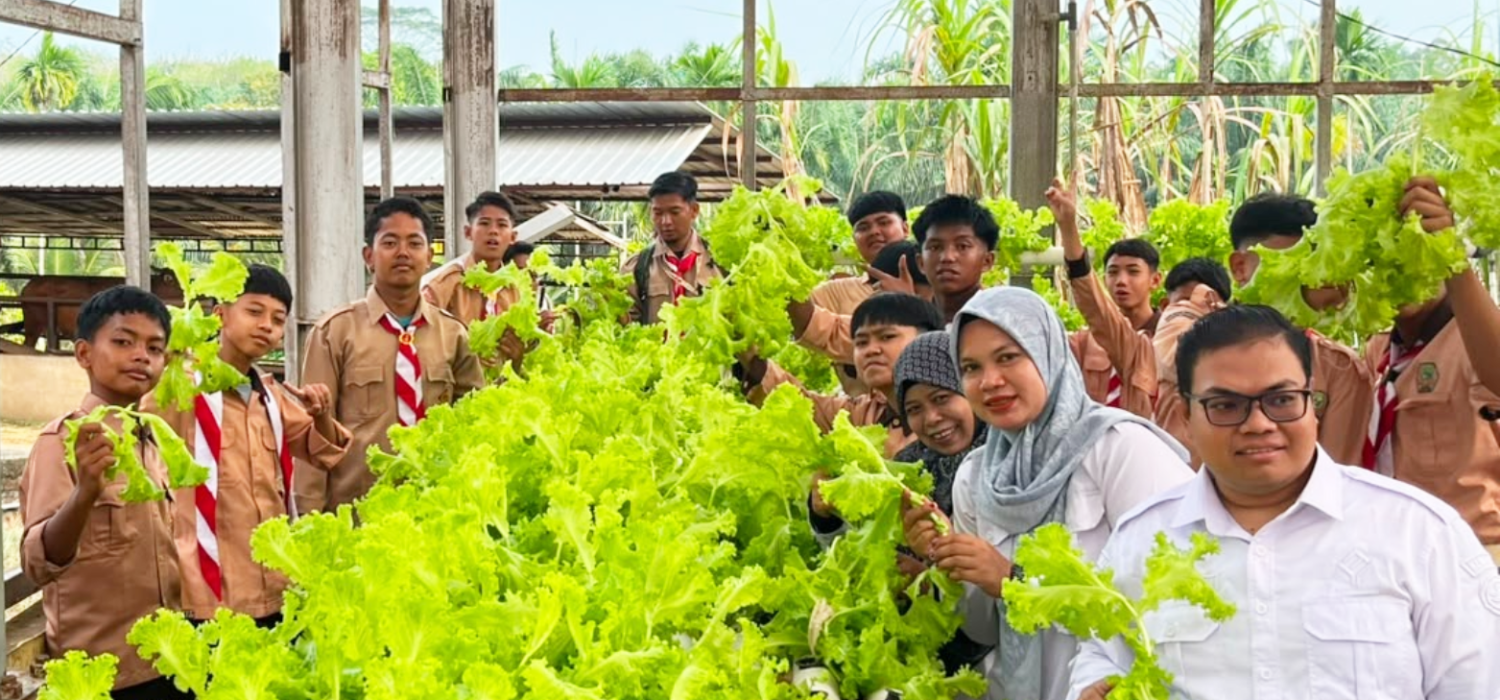Siswa SMP-IT An-Nahl Kenali Pertanian Modern di IP2MP BRMP Jambi