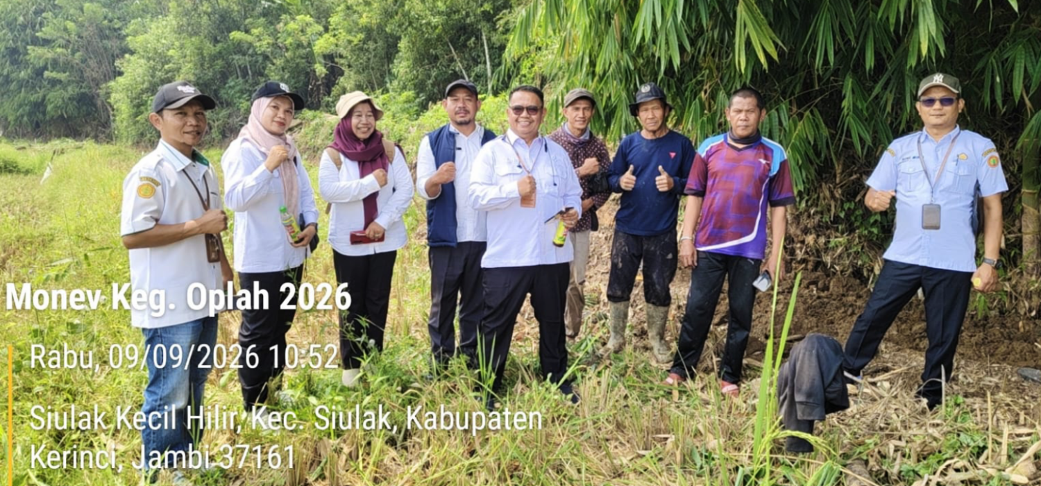 BRMP Jambi Monitoring Oplah di Kerinci, Dorong Ketepatan Distribusi Benih