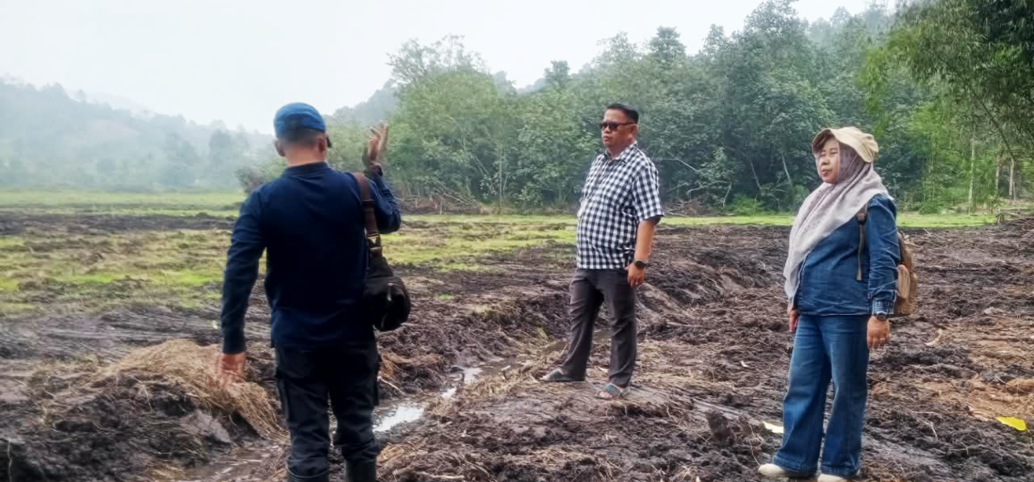 BRMP Jambi Tinjau Lokasi Cetak Sawah Rakyat di Lempur Hilir dan Lolo Gedang