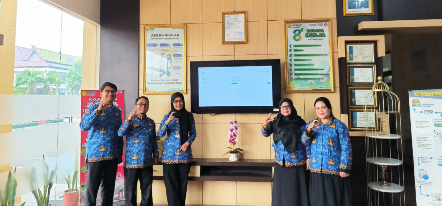BRMP Jambi Tegaskan Komitmen Keterbukoan Informasi Publik melalue Submit Eviden E-Monev KIP