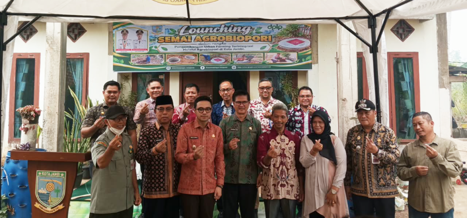 BRMP Jambi Dukung Pengembangan Urban Farming melalue Agrobiopori di Kota Jambi
